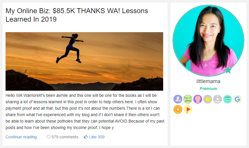 What's great about free traffic is that well, it's FREE, and once you build momentum with these online assets you build, things can really take off in your online business.
