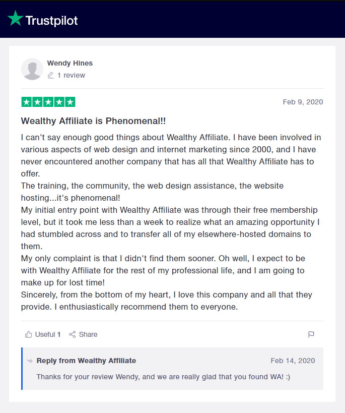 Sincerely, from the bottom of my heart, I love this company and all that they provide. I enthusiastically recommend them to everyone.